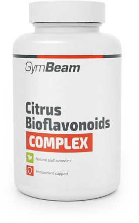 GymBeam Complesso di Bioflavonoidi di Agrumi - Antiossidanti Naturali - Capsule con Rutina, Esperidina, Sinefrina e BioPerina - Supporto Cardiovascolare e Bruciagrassi - 90 Capsule