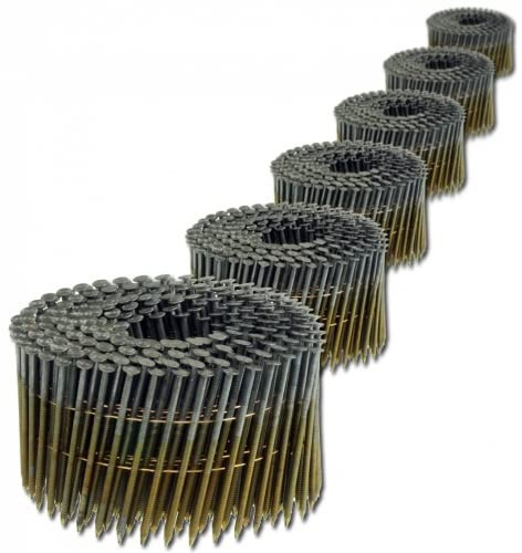 4500 clavos en espiral de 2,8 x 75 mm, 16 °, con revistas, de alambre, ranuradas, aptas para prebena, paslode, BeA, Bostitch