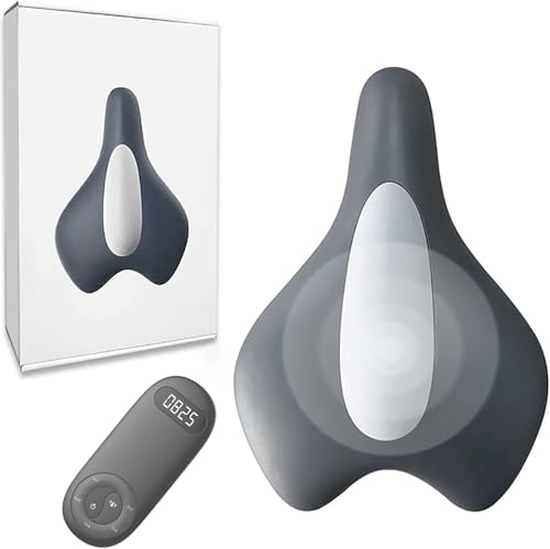 YFSMBD Entraîneur du Plancher Pelvien Kegel pour Hommes et Femme, Appareil de Musculation Électronique du Plancher Pelvien, Massage Automatique et Thermothérapie, pour Maison Bureau et Fitness,Gris