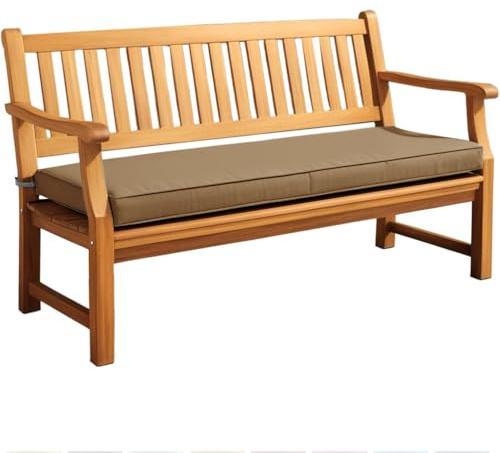 WLXFF CojíN De Banco para Interiores Y Exteriores, CojíN Blando con Base Antideslizante para Banco De Madera,Asientos De Sofa, Palets, Porche, JardíN, Terraza Y MáS,No15,150X40X5CM