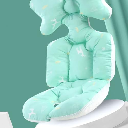 Topiky Doublure de Chaise Confortable pour bébé, Coussin de Poussette en Coton Doux, adapté à Toutes les Saisons, Matériau Durable, pour S'asseoir, S'allonger, Dormir (Cerf)