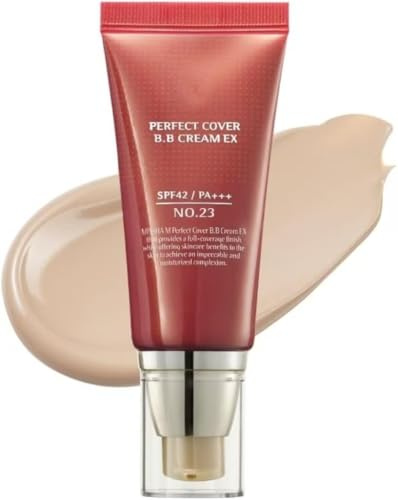 New Perfect Concealing BB Cream, with SPF 42 PA+++ sun protection, provides flawless coverage, brightens and evens skin tone.