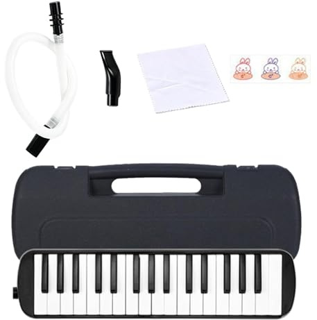 Luftpiano 32-tangenters Nybörjar-slagverksleksak med Mjuk & Lång, Slang | Musikinstrument för män, utbildning, i klassrum, hemma, på resa, för vuxna, tonåringar och