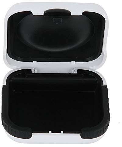 Hearing Aid Case, Portable Hard Hearing Aid Protective Storage Carrying Case (White)