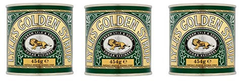 Lyle's Lot de 3 boîtes à sirop dorées de 453,6 g.