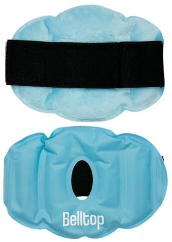2 x Kühlmanschette Knie. Warm & Kaltkompressen - Kühlpad (Kniebandage). Wiederverwendbare Therapie-Kompressen für Kälte & Wärmeanwendungen. Gelkompresse mit Kompressionsband- Mikrowellengeeignet.
