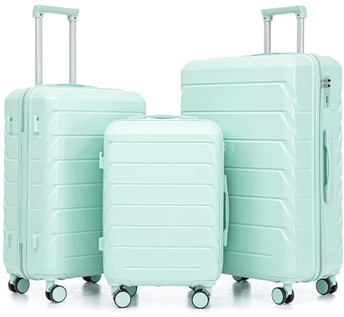 Luggage Sets 3 Piece, Hardshell Suit case with Spinner Wheels Lightweight