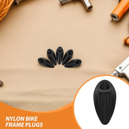 ANDRESLAD Kit Cablaggio Interno Bicicletta 12 Pezzi Passacavo Cambio e Freno Fibbia in Nylon Nero per Telaio Bici da Strada Mountain Bike Pendolari Gestione Cavi Stabile e Resistente alle