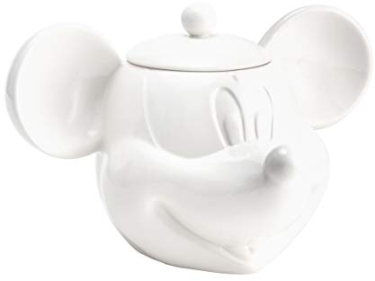 Joy Toy 62132 Mickey Mouse Biscottiera in Ceramica 3D, Bianco
