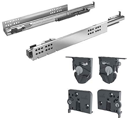 Hettich Vollauszug Quadro 4D V6 mit Silent System für Holzschubkästen 350 mm