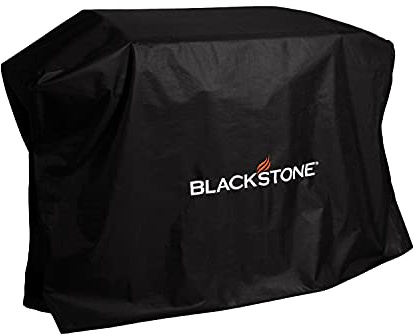 Blackstone 5482 Griddle Cover Fits 36 inches Cooking Station with Hood Water Resistant, Weather Resistant, Heavy Duty 600D Polyester Flat Top Gas Grill Cover with Cinch Straps, Black 36