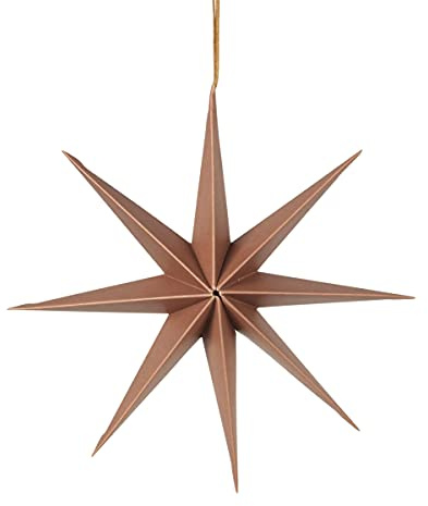Broste Copenhagen Star Papierhänger L Indian tan 50 cm