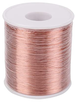 TNDYIG 500 g, 0,25 mm, 0,38 mm, 0,51 mm, 0,67 mm, 0,85 mm, 1 mm, emaillierter Kupferdraht, Rundwickelspule (Farbe: 1 mm, 500 g)