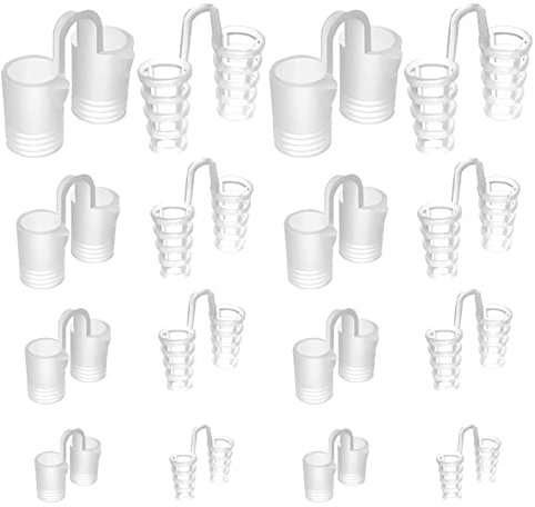 Neodtx Schnarchstopper Anti Schnarch 16pcs Soft Nasenstopfen Atemhilfe Nasenclip Nasenspreizer Gegen Schnarchen Snoring Stopper,Weichem Silikon Nasendilator,Besser Atmen Nasendilatator
