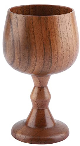 Weinglas aus Holz, Weinkelch aus Holz, Trinkbecher, Elegante Kaffeeweintrauben-Trinkbecher, Multifunktionaler Holzbecher