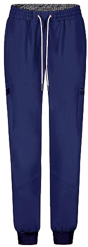 B-well Ricci Pantalón Sanitario Mujer Pantalones Sanitarios Mujer Uniformes Sanitarios Mujer con Elastano 7 Bolsillos