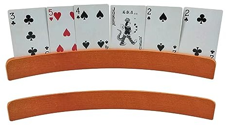 Storaffy Kartenhalter Spielkarten | 2/4 Stück Spielkartenhalter | Freihändiger Poker Karte Halter Ständer | Robuster Pokerzubehör Kartenhalter für Kinder, Senioren, Erwachsen