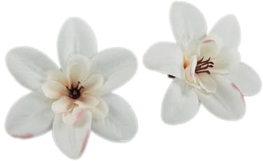 10 flores artificiales de orquídea, 8 cm, flores de seda artificiales, orquídeas, orquídeas artificiales, flores decorativas para Acción de Gracias, fiestas, decoración de mesa, decoración de ropa,