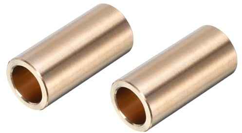 sourcing map 2pcs Sleeve Bearings 10mm Bore x 14mm OD x 30mm Length Self-Lubricating Brass Bushing