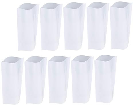 SOLUSTRE 20-teiliges Weißes Sublimations-schrumpffolien-wärmeübertragungsfilm Für Tassen Schrumpfbeutel-set Sicher Und Geruchsneutral Für Flaschendekorationen