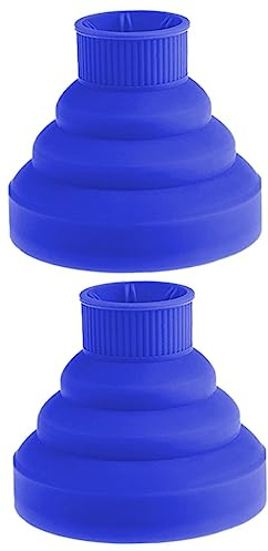 Healeved 2stücke Faltbarer Haartrockner Silikonaufsatz Wasserdichter Diffusor Für Schonendes Föhnen Und Styling Für Lockige Haare Kompatibel Mit Gängigen Haartrocknern