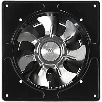 MTBDD Bathroom Exhaust Fan 6 Inch Strong Power Exhaust Fan Kitchen Window Type Silent Ventilator Axial Flow Exhaust Fan with Mesh Cover and Check Valve Bathroom Fan