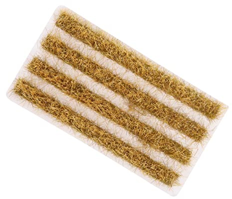 Tofficu Modèle d'herbe de Rizière Miniature en Plastique Léger Solide pour Décor de Table de Sable, Paysage Réaliste pour Modélisme Ferroviaire et Micro-Paysages