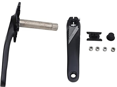 Ensemble de bras de manivelle de vélo de montagne en alliage d'aluminium, conception de ligne musculaire légère, 8 à 12 vitesses, usinage CNC, accessoires de vélo noir