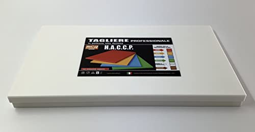 Tabla de cortar de polietileno prof.50 x 40 x 2 cm blanco