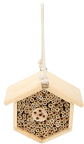 OKAT Insektenhaus aus Holz, bequemes, verschleißfestes Insektenhotel, langlebig, einzigartig für Insektenhaus für den professionellen Einsatz zum Bauen von Nestern zum Dekorieren