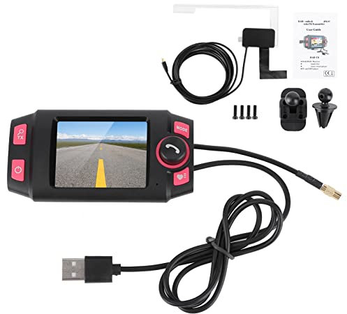 Transmetteur FM Bluetooth, Autoradio Récepteur DAB Adaptateur de Diffusion Audio Numérique Transmetteur FM Kit Mains Libres Bluetooth pour Voiture
