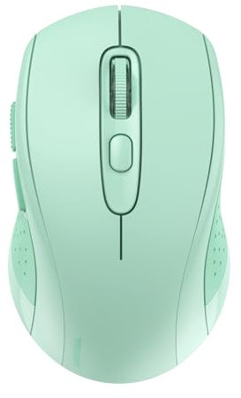 TECKNET Bluetooth Mouse, Multi-Device Wireless Mouse Bluetooth 5.0/3.0 and 2.4GHz Two Connection Options Mouse 6 Adjustable DPI Levels 18 Months Long Battery Life Cordless USB Mouse for Laptop PC