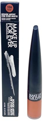 MAKE UP FOR EVER Rouge Artist For Ever Matte 24HR Longwear Liquid Lipstick 106 Endlessly Blushed