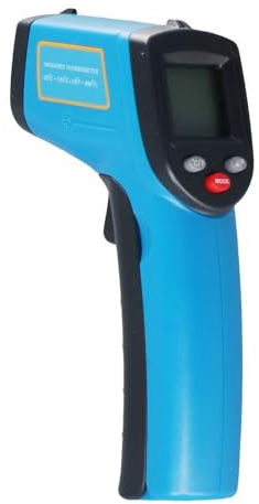 Fudeshe Pistolet thermomètre infrarouge, de -58 à 986 °C (-50 à 530 °C), pas pour humain, pistolet de température sans contact pour la cuisine, four à pizza, gril, plaque de cuisson