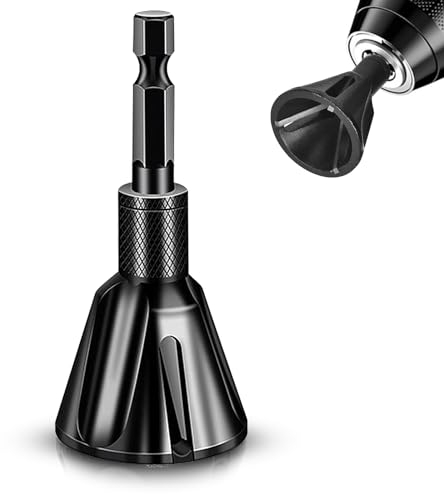 Chamfer Deburrer, Metal 25 mm, Deburring Tool for External Chamfers, Hand Deburring, Removable External Deburring Chamfer Tool, Metal Deburring Tool, Deburring Tool Suitable for Copper (5-25)
