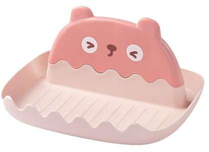 Repose-cuillère Avec Support De Couvercle, épais Empêche la Déformation du Couvercle de la Casserole, Repose-ustensile, Spatule, Cuillère, Support De Fourchette Pour la Cuisine (Rose)