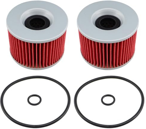 MCHNIC 2x Ölfilter für Motorrad Honda Kawasaki Yamaha Hiflo HF401