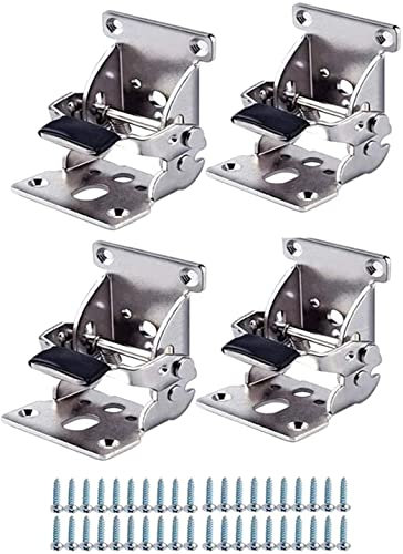 Scharniere, verdecktes Scharnier, schweres T-Scharnier, Türscharniere, 4-teiliger Klappständer mit Scharnierbeinständer, selbstsichernde Hardware mit Schraubenverriegelungsverlängerungen for Tischbein