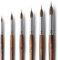 Pennelli Liner Acquerello Professionali - Set di 6 Pennelli da Artista con Serbatoio per Colore e Punta Migliore per Pittura ad Acquarello, Colori acrilici liquidi | Liner Watercolour Brushes