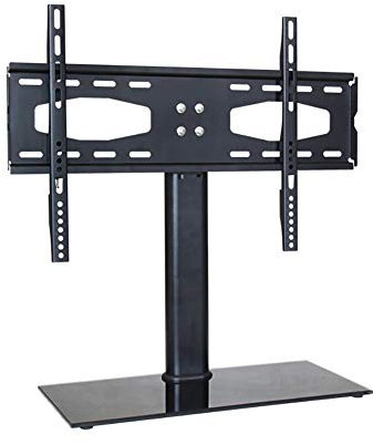 PMCIGQTH Support TV Universel Support TV Portable Support Mural TV Fixe, Support Mural TV Ultra Fin pour TV LED LCD Plasma Full HD 32-55 Pouces Max 400x400, capacité 60 kg Support de Table