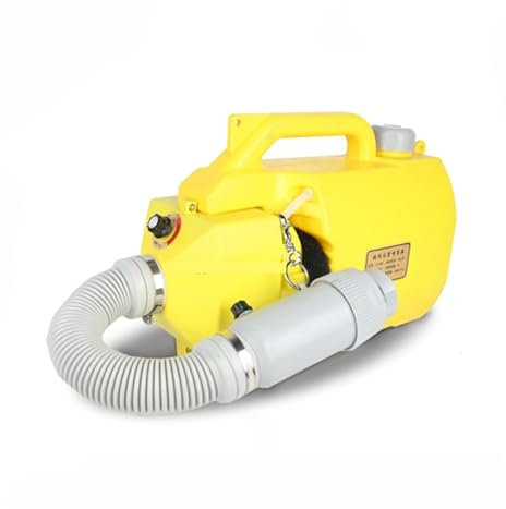 STRAFBRG Pulverizador de máquina nebulizadora en frío ULV eléctrico de 5L y 1000W, atomizador de máquina de nebulización portátil,Multifunción(Yellow)