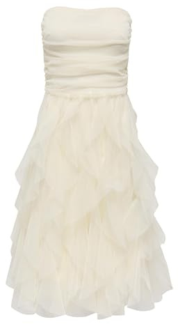 Onlhighsky S/L Ruffle Midi Dress JRS