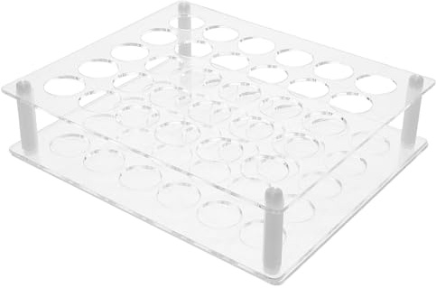 ABOOFAN Organisateur Maquillage Transparent Emplacements Support Acrylique Lèvres Stabilisé pour Rouges à Lèvres Pinceaux Cosmétique Décor DIY