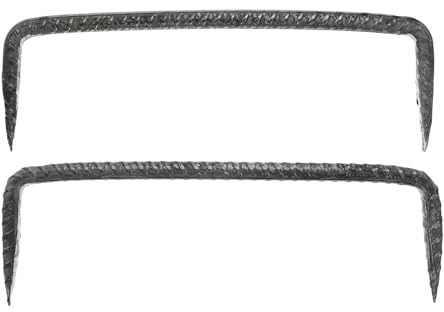 Levemolo Clous à Double Pointe en Acier Robustes, 2 Pièces, Fixation Lourde pour Bricolage et Construction, Pointes Acérées pour Travail du Bois Précis