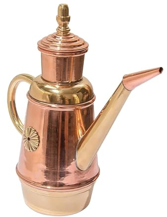 predolo Flacon Distributeur d' en cuivre 350 ML, Traditionnel, fabriqué artisanalement, idéal pour Les hôtels, Restaurants, cafés et