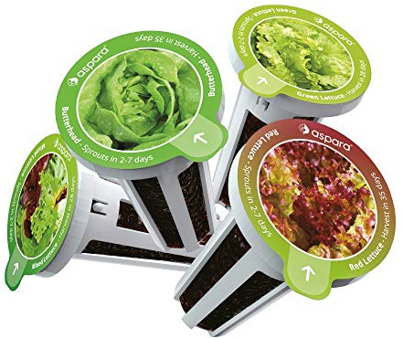 PerfectPrime AS9001 Lettuce Selected Seed Kit, 8 Pods