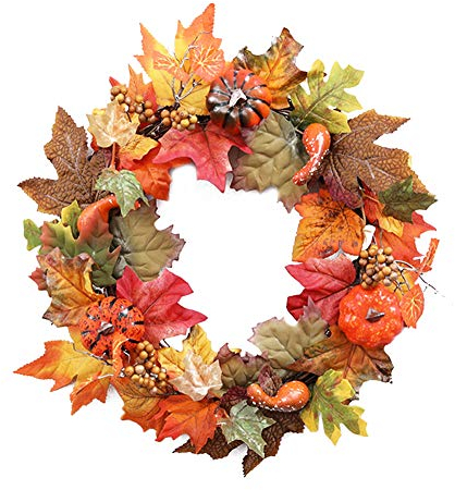 Vimmor Kreative Simulation Girlanden PVC Herbst Kürbis Halloween Thanksgiving Kranz DIY Craft Wanddekoration Gefälschte Blumen Für Zuhause rot