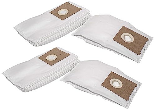 vhbw 20x Sacs compatible avec Bosch Ventaro PSM 1400, PSM1400 aspirateur - microfibres non tissées, 30cm x 16cm, blanc