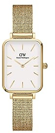 Daniel Wellington Orologio Quadro Pressed Evergold da Donna, 20x26mm Acciaio Inox (316L) Gold Orologio Donna