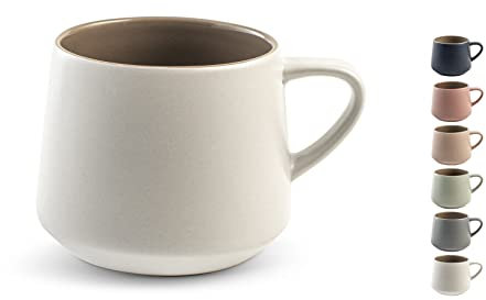 H&H Blush Set 6 Tazzoni in New Bone China, Decori Assortiti, cc310